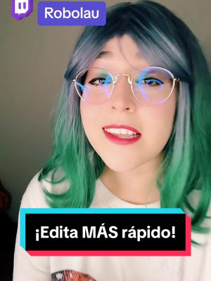 A post by @robolau on TikTok caption: Cómo editar más rápido tus clips de twitch con nexus clips! 💜 #nexusclips #twitchstreamercommunity #smallstreamersupport #robolau #tipdestreamers #gamerentiktok 