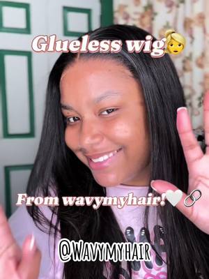 A post by @douglagyal101 on TikTok caption: Link🔗 in bio!👩‍🦱 #wavymyhair #wavymywig #wiginfluencer #wavymyhairglueless #contentcreator #musthaves #content #fyp @Wavymy hair @WavyMyHair 