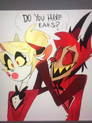 A post by @numjumo on TikTok caption: A nobel for those who understand the ending #hazbinhotel #foryou #charliemorningstar #charliehazbinhotel #alastorhazbinhotel #alastor #ears #goat 