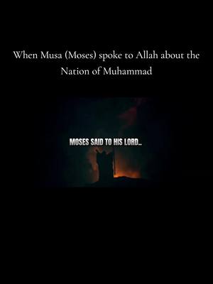 A post by @mumintv2021 on TikTok caption: Musa (Moses) speaks to Allah about Muhammad and his Ummah. #bismillahfyp #Allah #Moses #Musa #Torah #Muhammad #Nation #Ummah #Muslim #islamicreminder #fypシ゚viral 