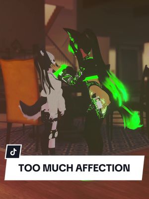 A post by @cuteashhx on TikTok caption: Too much friction on the cheek rubs 😭💥 | (ft @Spicy Kimbap ) | #moplikesfeet #vrchat #vrchatcommunity #vrchatgirl #vrchatavatar #vr #vrc #anime #animegirl #femalevtuber #girlvtuber #meme #cuteashhx #fox #foxgirl 