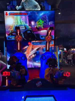 A post by @uncensoredmomsclub on TikTok caption: Dave & busters with the kiddies 💕