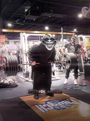 A post by @aesthetic_sashko on TikTok caption: too easy for bro 😭☠️ | #bodybuilding #gym #motivation #cold #edit #strong #huge #sashko🕊🔱 #aesthetic_sashko 