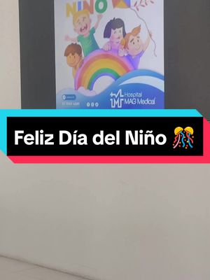 A post by @hospital_magmedical on TikTok caption: Feliz Día del Niño y la Niña 😊. Nosotros festejamos a nuestros colaboradores con una divertida dinámica, felicidades Bere ‼️🎊🎆 #fyp #parati #diadelniño #hospital #QueremosCuidarte 