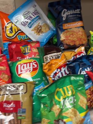 A post by @candiesmom on TikTok caption: #snacks #chips #candy #fyp #sugar #office 