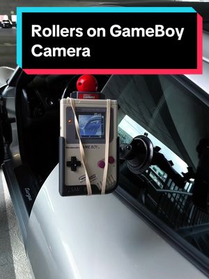 A post by @psuslov on TikTok caption: Rollers on gameboy camera anyone? #gameboy #8bit #rollers #996targa 