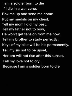 A post by @sad_quotes3956 on TikTok caption: #CapCut #sad #soldier #poem #pain #foryou #foryoupage #fypシ 