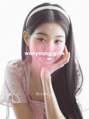 A post by @maffe_sz on TikTok caption: #wonyoung #kpop #pink #girly #pinterest #itgirl 