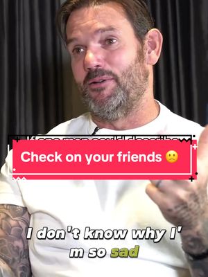 A post by @thinkandtrigger on TikTok caption: Please take the time to check in on your friends who are always happy because often times they are suffering from severe mental health and feel like that cannot talk to anybody ask them how they are and when they say okay ask them for the long version because men’s mental health matters… #MentalHealth #sadstory #xyzbcafypシ #fyp #inspiration 