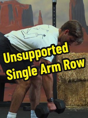 A post by @rodeoathletic on TikTok caption: Rodeo Tutorial: Unsupported Single Arm Row #RodeoAthleticClub #RodeoIsAGym 