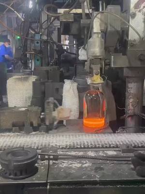 A post by @rmtglassbottle_factory on TikTok caption: Glass bottle factory produce #glass bottle #glass bottle diy #bottle manufacturer#glassbottlefactroy #glasscontainers #bottle #glass bottle#