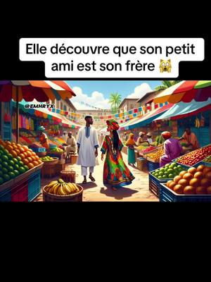 A post by @biblio_paroles on TikTok caption: Histoire de la vie, Aïcha découvre que son petit amie quelle est sur le point de prendre comme epoux est sont frères. #histoire #comte #choquante😱 #coupdelavie #viraltiktok #france #afrique  