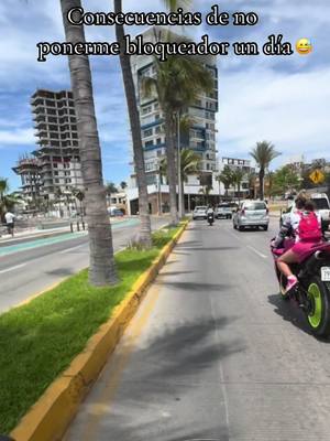 A post by @brenda.saenzk on TikTok caption: Y eso que solo fue 1 dia 🥲🤣 #mazatlansinaloa #semanadelamoto #bikelife #gsxr750 #bikergirl 