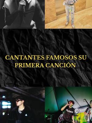 A post by @ladoblecmusic on TikTok caption: cantantes famoso su primera canción |parte 1| #fyp #parati #pesopluma #viral #xavi #corridostumbados #corridos #mexico #usamexico🇺🇸🇲🇽 #mexicantiktok #fypシ 