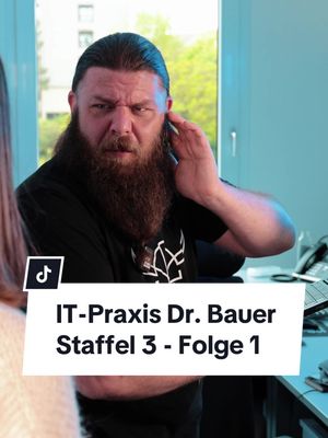 A post by @as_dialoggroup on TikTok caption: Es geht wieder los. Staffel 3 von „IT-Praxis Dr. Bauer“ rollt auf die Startbahn. #drbauer #letsskipthebla #herrschmidt #lstb #it #comedy #sketch #office #büro #agentur #marketing #viral #fyp