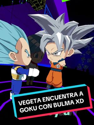 A post by @antorawvr on TikTok caption: Vegeta encuentra a Goku con Bulma xD “ando caminando con un flow”. Voz Goku: @Zona Meme #fyp #parati #goku #dragonball #dragonballz #goku #vrchat #meme #desmadre #gohan #parodia #metaverse #vegeta