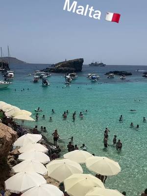 A post by @moon_ir4 on TikTok caption: #malta #malta🇲🇹 #bluelagoon #beachvibes #beach #mediterranean #beautifulview #algeria #mostaganem #oran 