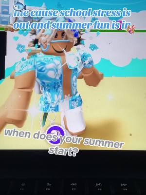 A post by @christansplanet on TikTok caption: SUMMER IS CLOSE!!! #justicetorchristan #adoptme #treystropics #roblox #preppy @★ 𝐓𝐑𝐄𝐘 !! 🤍🐚 IB: ME (my summer already started) 