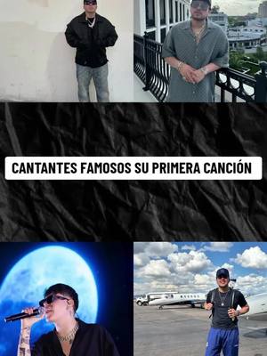 A post by @ladoblecmusic on TikTok caption: cantantes famoso su primera canción 🔥 #fyp #parati #pesopluma #viral #xavi #corridostumbados #corridos #mexico #mexicantiktok #fypシ 