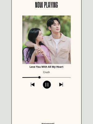 A post by @yeongwonn02 on TikTok caption: Có ai bị luỵ phim hong ạ... #queenoftears #loveyouwithallmyheart #lyrics #xuhuong #fyp #kdramaost 