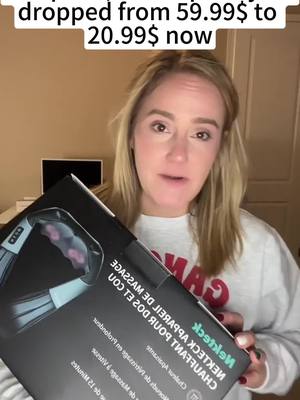 A post by @dghjhufcw on TikTok caption: This massager is amazing!! #massager #neckmassage #backmassage #christmas #christmasgift #christmasgiftideas #giftideas #tiktokshopholidaysale 