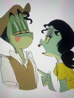 A post by @numjumo on TikTok caption: the coincidence of having Disney's best princess and best prince in the same movie🤯#foryou #disney #princessandthefrog #tiana #princesstiana #naveen #princenaveen #frogs #disneyprincess 