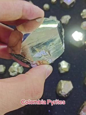 A post by @healingmodcrystalmax on TikTok caption: Colombia pryrites#crystal #colombia #pyrites #fashion #fpy love different crystal 🫶❤️❤️🎉🎉