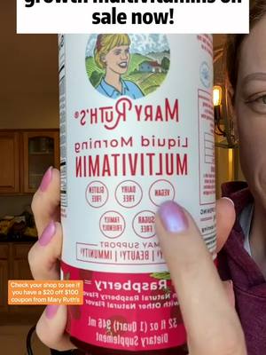 A post by @dghjhufcw on TikTok caption: Getting healthy every way possible #maryruthsorganics #vitamins #hairgrowthjourney 