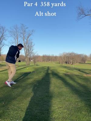 A post by @__yessir on TikTok caption: This was early season golf, couldnt even tell the fairway from the rough. #golf #golftiktok #yessir #altshot 