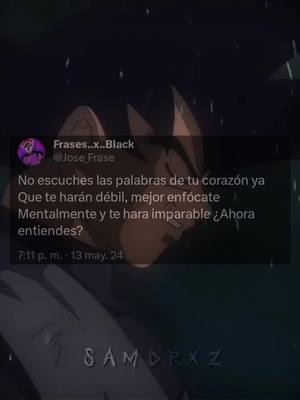 A post by @frase..x..black on TikTok caption: #black #goku #frases #fyp #dragonball #motivation #👑 #♟️ 