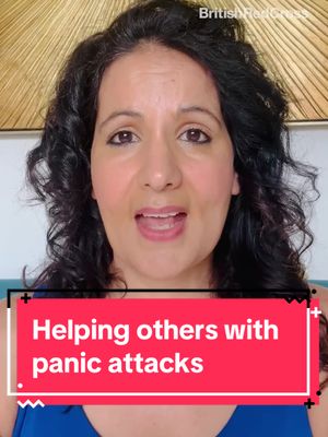 A post by @firstaidtoolkit on TikTok caption: This #MentalHealthAwareness week @Dr Radha shares 5 ways to help a loved one after they’ve had a panic attack.  #panickattack #LearnOnTikTok #firstaid 