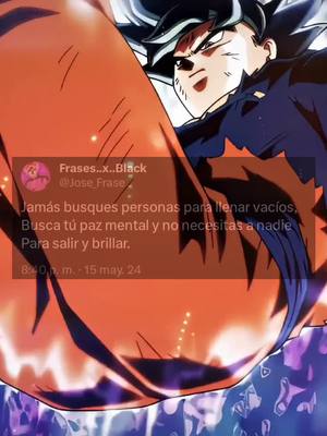 A post by @frase..x..black on TikTok caption: #💀 #♟️ #👑 #frases #goku #dragonball #🍷 #crgzf #mifrase🥀 #parati 