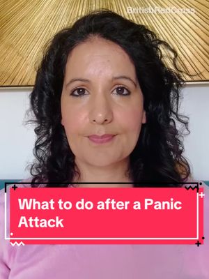 A post by @firstaidtoolkit on TikTok caption: We know this time of year can be stressful especially during exam season, so for this #MentalHealthAwarenessWeek we asked @Dr Radha how we can look after ourselves if we've had a panic attack.  #panicattack #mentalwellbeing 