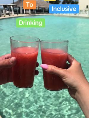 A post by @laurenhickey5 on TikTok caption: Stay hydrated  💦 #fyp #allinclusive #hyattzivacancun #drinks #vacationdrinks #drinktherainbow 