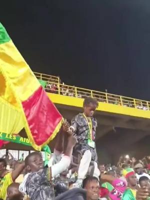 A post by @equipedumali.off on TikTok caption: #niddesaiglesdumali #assimi_goïta #spo #jo2024 #fif #allezlesaigles #lesaiglesdumali🇲🇱 #Stade #bamakomali🇲🇱 @FFMALI.223 🇲🇱 