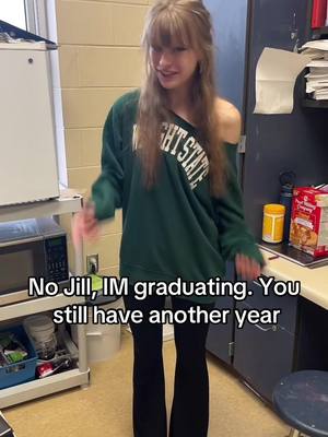 A post by @cinder_ella_27 on TikTok caption: I feel like a mother leaving her child to survive in the apocalypse 😞 @Jill #graduating #classof2024 #senior 