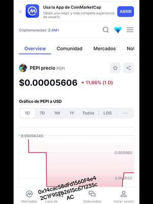 A post by @halfenduro on TikTok caption: Empezamos con PEPi , esta superbebe , podemos nacer junto a ella  0x14cac58dFd1560F4e42C1F95262615c671235cAC #memecoin #cripto 