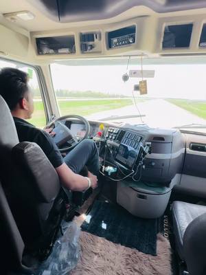 A post by @numberdarlovely on TikTok caption: #winnipeg #truckdriver 