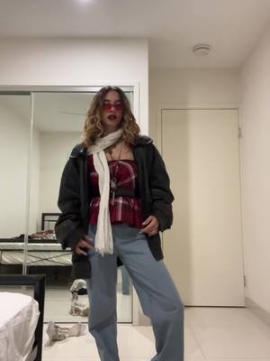 A post by @mae_mondin on TikTok caption: What do we think about this outfit? #ootn #styleinspo #stylewithme #fashiontok #thriftfinds #thriftedfashion 