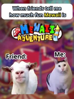 A post by @mewaiiland on TikTok caption: Let's start rescuing！#mewaiiadventure #mewaii #game #funnygame 