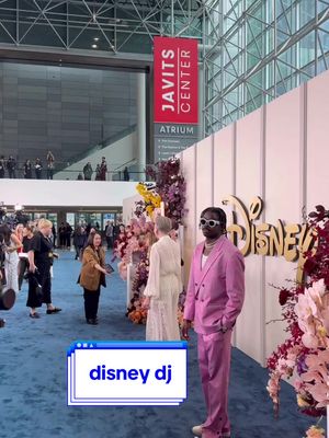 A post by @paulithepsm on TikTok caption: come dj an event for disney with me in @HUGO #disneyupfront 🐭🌀🤓