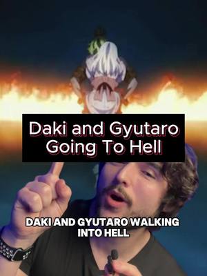 A post by @branmci on TikTok caption: daki and gyutaro going to hell #gyutaro #daki #uppermoon #demonslayer #anime #animefyp #kny