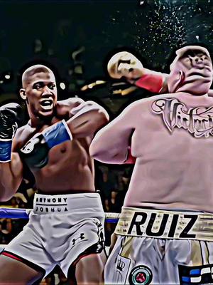 A post by @ironchin on TikTok caption: Greatest COMEBACK in BOXING🤩🥊 #andyruiz #anthonyjoshua #boxing 