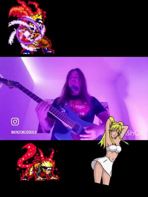 A post by @kinzokusouls on TikTok caption: Aquí les dejamos otro cover del OST de Naruto (Bunta) #naruto #narutoshippuden #coversong #ost #guitarcover #ibanez #anime #kinzokusouls #metalmusic #narutouzumaki #rock 