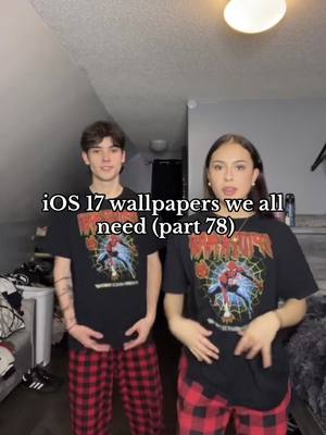 A post by @wallpapershubby on TikTok caption: Ios 17 wallpapers we all need #fyp #foryou #wallpaper #crop 