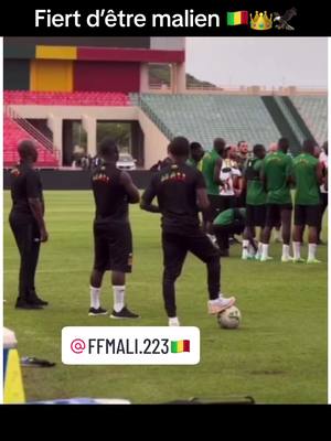 A post by @equipedumali.off on TikTok caption: #niddesaiglesdumali #assimi_goïta #spo #jo2024 #fif #allezlesaigles #lesaiglesdumali🇲🇱 #Stade #footba #NidDesAigles @FFMALI.223 🇲🇱 @Djigui Diarra 