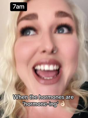 A post by @_awwlook on TikTok caption: Yay hormones! 💃🏼 #fyp #foryou #foryoupage #women #hormones #mood #morning 