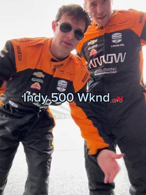 A post by @willblake_ on TikTok caption: Indy 500 RULES @Arrow McLaren 🏎️🏎️🏎️ 