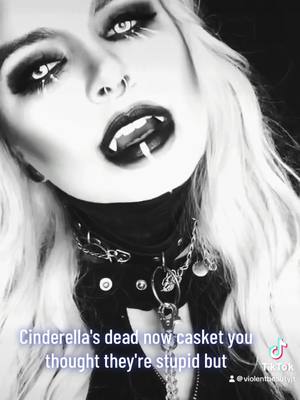 A post by @violentbeautyjt on TikTok caption: #vampire #oc #occosplay #deadgirl🥺 She’s alive… well not technically.