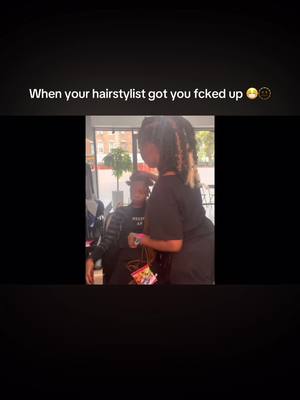 A post by @justmo222_ on TikTok caption: When your hairstylist COOTIE CAT 🐱 smell very unusual and disrespectful 🫥🥴😷 LMFAOOOOOOOOO  #skit #funnyvideos #hairstylists #squidgame #comdey #whatisthatsmell #shegottago #callthecops #fish #craziness.  @E M M A C U L A T E H A N D S✨ 